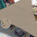 LOVE STORY Right Triangle 8'x9'x12' Waterproof Sun Shade Sail Canopy UV Block by LOVESTORY