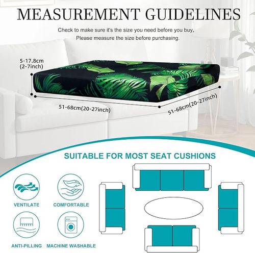 14 Pcs Stretch Patio Cushion Covers, Outdoor Couch Covers Replacement, Outdoor - Image 2