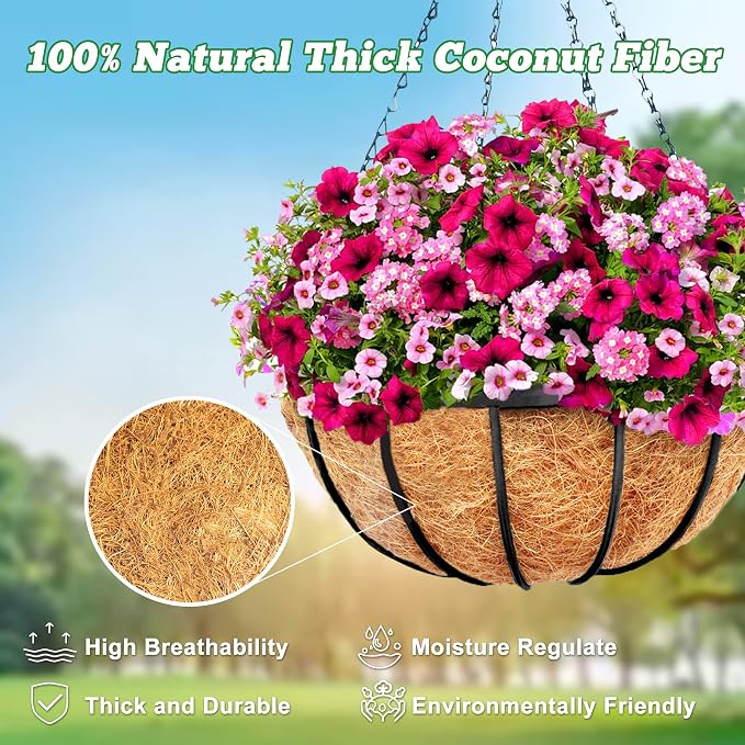 Y&M 2pcs 20“ Round Coconut Fiber Liner - Image 6