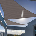 SUNNY GUARD Custom Size 6'x7'x9.2' Brown Sun Shade Sail Right Triangle UV Block by SUNNYGUARD