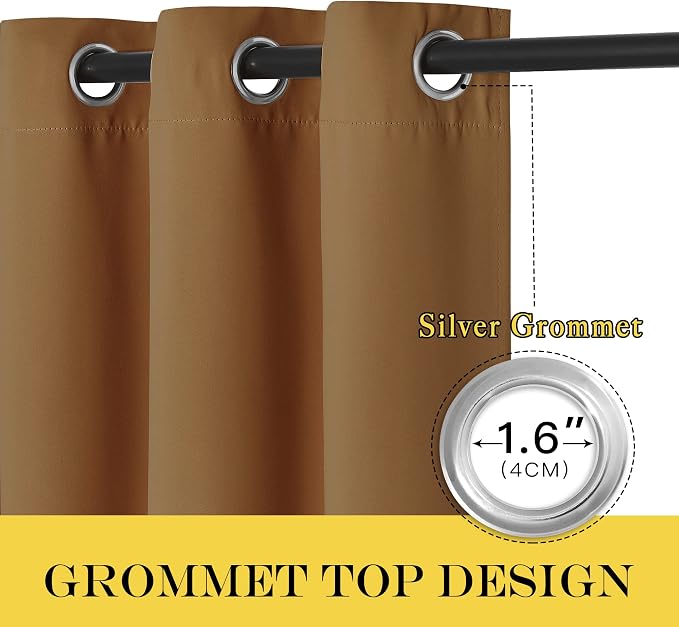 NICETOWN Blackout Window Curtain 90 inch Length - Image 6