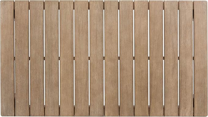 SAFAVIEH Couture Patio Martinique Natural Wood Outdoor Coffee Table - Image 6