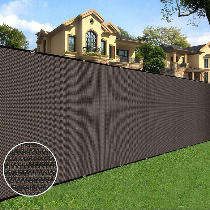 Sunnyglade 4 feet x 50 feet Privacy Screen Fence Heavy Duty Fencing Mesh Shade by Sunnyglade