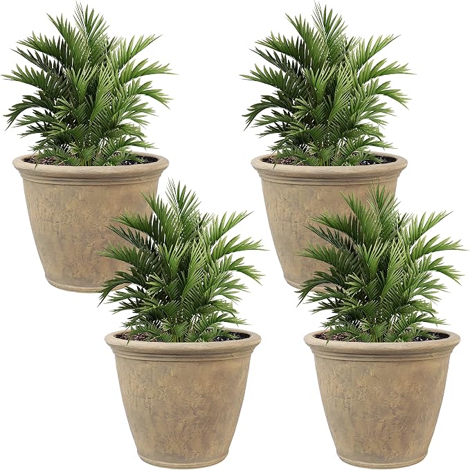 Sunnydaze 24-Inch Anjelica Large Plastic Pot by SunnydazeDecor