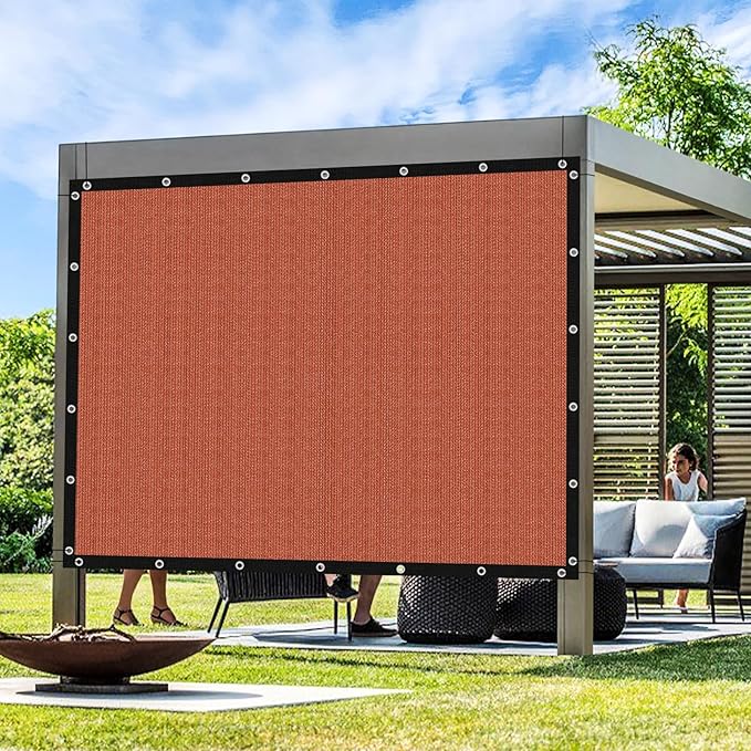 Artpuch 90% Sun Shade Cloth, 5 x 12 FT Pergola Shade Cover Canopy by Artpuch