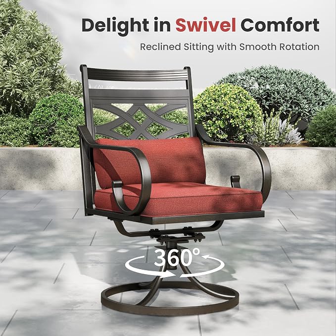 PHI VILLA 9 Pieces Outdoor Dining Set - Image 3