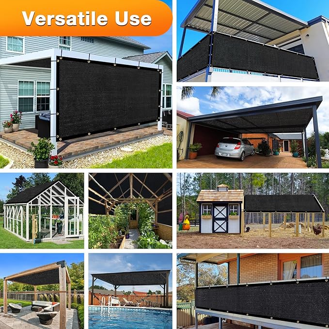 Artpuch Outdoor Pergola Shade Cover 4x4 FT Sun Shade Cloth - Image 6