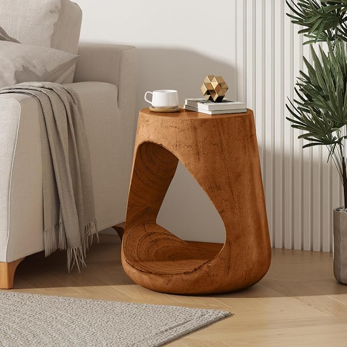 Christopher Knight Home Novi Outdoor Side Table, Hollow Round-shaped Decorative - Image 3