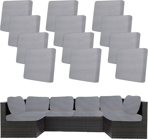 12Pcs Stretch Patio Cushion Covers, Outdoor Couch Covers Replacement, Outdoor by BIETYONE