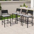 Crestlive Products Outdoor Bar Stools Set of 4, Patio Counter Height Barstools by CrestliveProducts