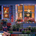 String Lights 600 LED Red, White and Blue Outdoor Lights on Reel