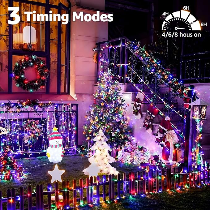 String Lights, 328 Ft with 1000 LEDs, Multicolor for Indoor/Outdoor Use