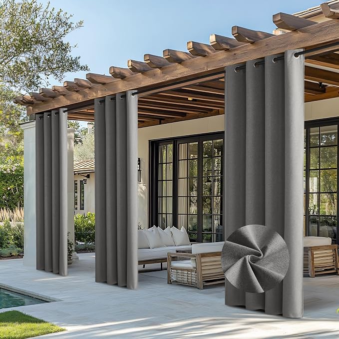 NICETOWN Blackout Outdoor Curtains by NICETOWN