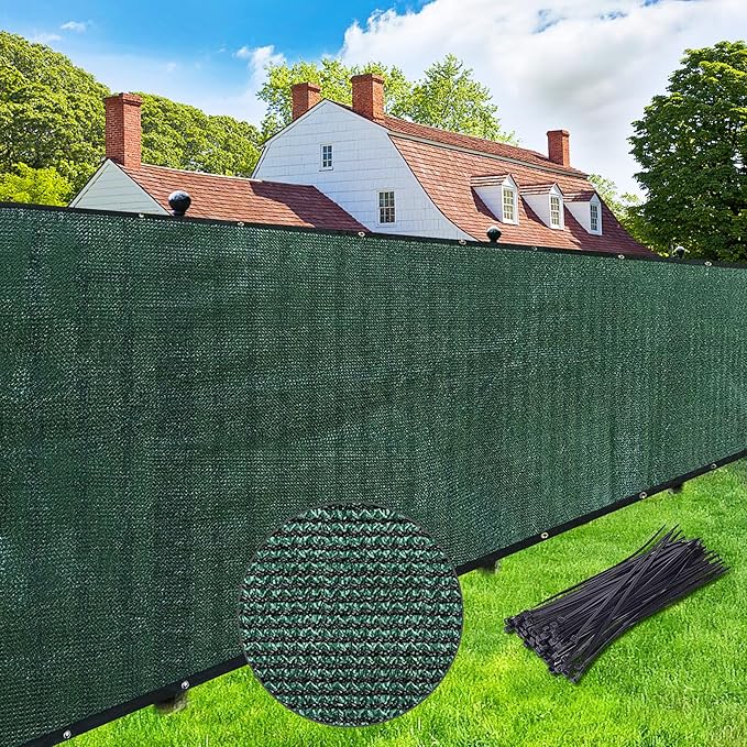 UPGRADE Privacy Screen 6' x 25' Fence Commercial Shade Cover by UPGRADE
