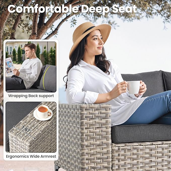 ovios 4-Piece Patio Furniture Set - Image 4