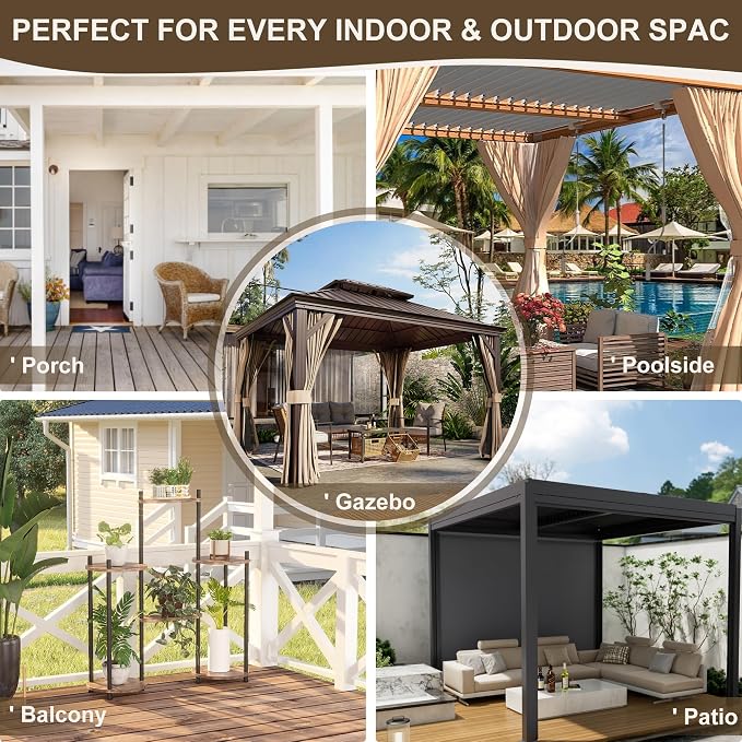 HolidayIdeas Outdoor Patio Curtains Waterproof - Image 7