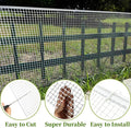 Garden Netting: White HDPE Mesh Fence, 15.7 x 240 Inch