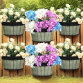 Layhit 6 Pcs Wall Hanging Planters Outdoor Pot Planter Wine Barrel Planter by ShungLan