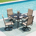 5-Piece Outdoor Dining Set, Patio Furniture Set by PATIOPIA