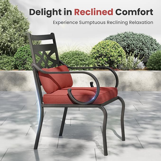 PHI VILLA 5 Pieces Outdoor Dining Set - Image 7