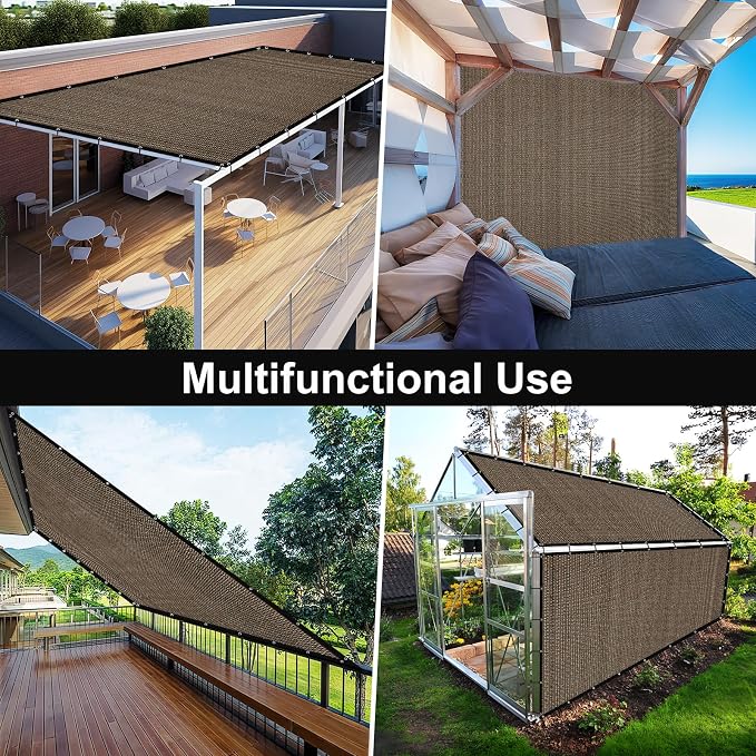 Artpuch 90% Sun Shade Cloth, 6 x 10 FT Pergola Shade Cover Canopy - Image 8