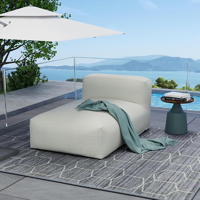Outdoor Bean Bed Chair Sun Lounger, Outdoor Couch Sofa - Image 4