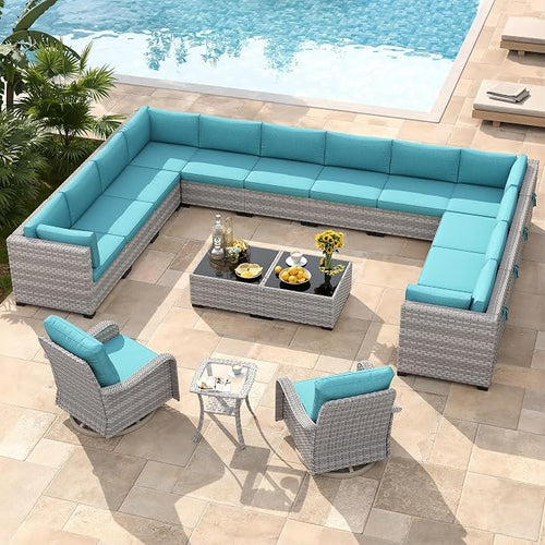 14-Seat Modern Patio Furniture Set - Image 2