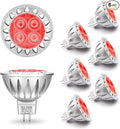 ALIDE Red MR16 GU5.3 Led Bulbs 5W, 20W 35W 50W Halogen Equivalent, 12V Low by ALIDE