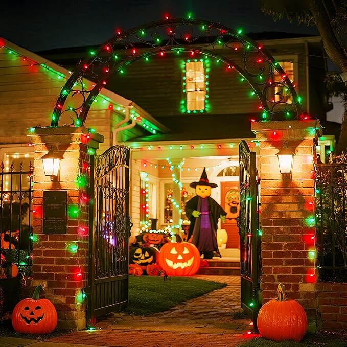 Color Changing LED String Lights, 168 ft, Outdoor, Remote