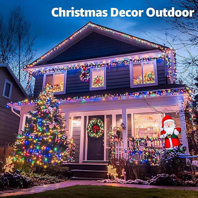 String Lights, 328 Ft with 1000 LEDs, Multicolor for Indoor/Outdoor Use