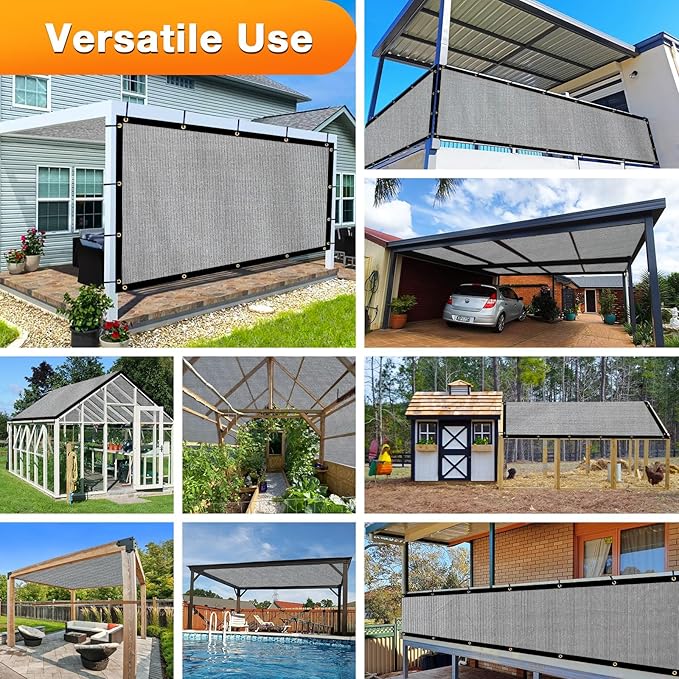 Artpuch Outdoor Pergola Shade Cover 16x24 FT Sun Shade Cloth - Image 6