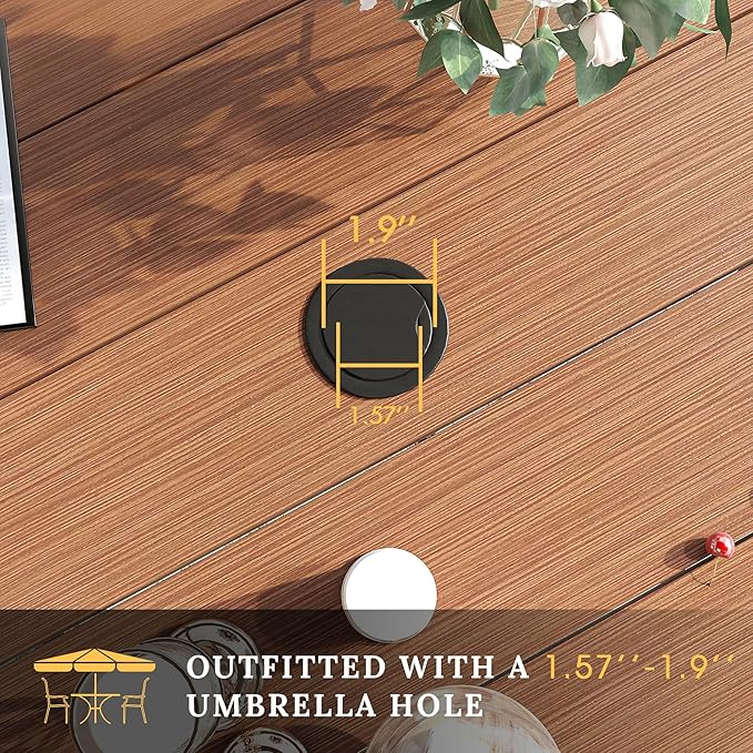 VICLLAX 47.2" Round Patio Table - Image 3