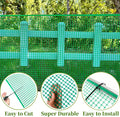 Garden Netting, Green HDPE Mesh Fence, 15.7 x 240 Inch