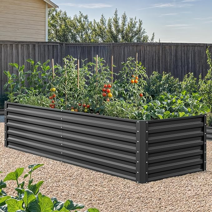 YITAHOME 6x3x2 ft 2pcs Galvanized Raised Garden Bed Kit, Large Metal Planter Box - Image 2