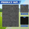 Storage Shed Floor Mat 8.2 x 10.2 FT Gray Felt Waterproof