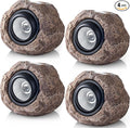 Solar Rock Lights, 4 Pack Solar Powered Waterproof LED Spotlights Decorative by VISFLAIR
