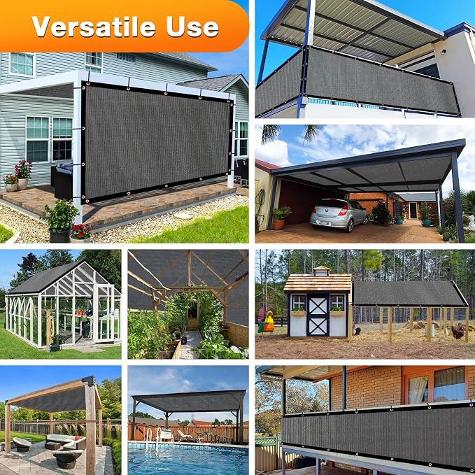Artpuch Outdoor Pergola Shade Cover 10x16 FT Sun Shade Cloth - Image 6