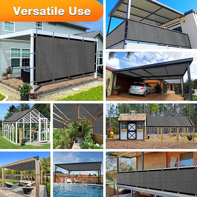 Artpuch Outdoor Pergola Shade Cover 12x18 FT Sun Shade Cloth - Image 6