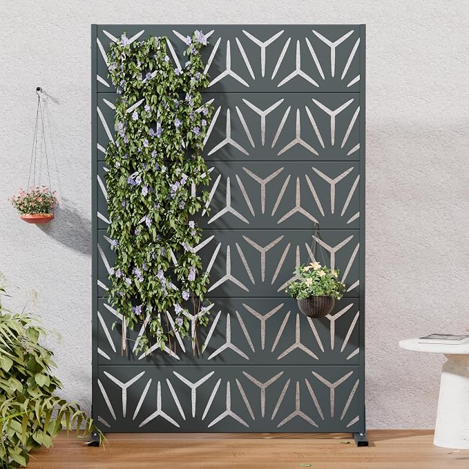 Casaphoria Metal Privacy Screen Outdoor by Casaphoria