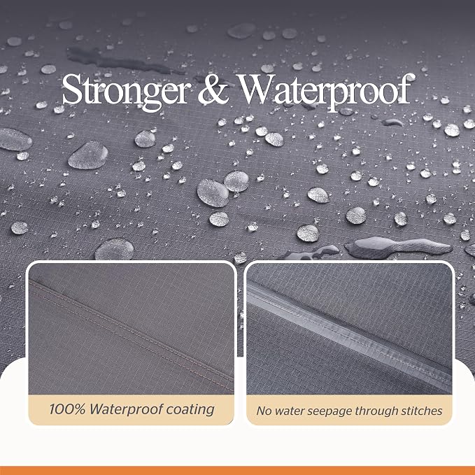 WJ-X3 Ripstop Patio Furniture Cover, Waterproof, UV Resistant, Anti-Fading - Image 4