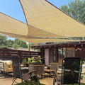 LOVE STORY Custom Size 6'x12'x13.4' Sand Sun Shade Sail Right Triangle Sunshade by LOVESTORY