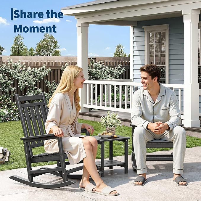 Rocking Chair Outdoor Set of 2 - Image 3