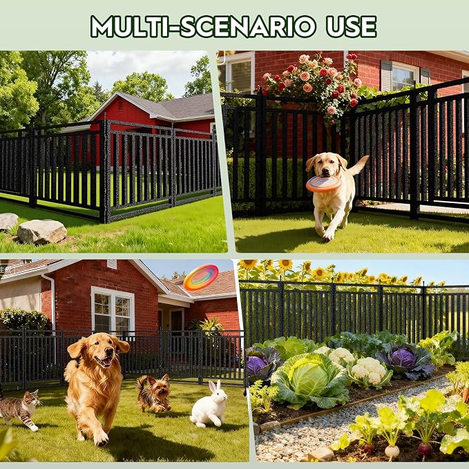 Garden Fence 40in x 36ft, 14 Panels + 2 Gates, Durable Outdoor Yard Barrier - Image 6