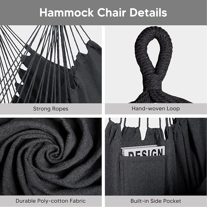 SUNCREAT 2-in-1 Hammocks Hammock Chair - Image 6