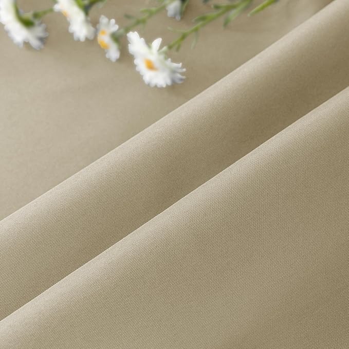 HolidayIdeas Outdoor Curtains for Patio Waterproof 4 Panels-Windproof - Image 8