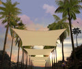 Amgo 16' x 20' Beige Rectangle Sun Shade Sail Canopy Awning UPF50+ AGTAPR1620 by Amgo