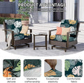Cushion Covers, 8 Pack, Green Charm Stretch Fit for Patio Furniture