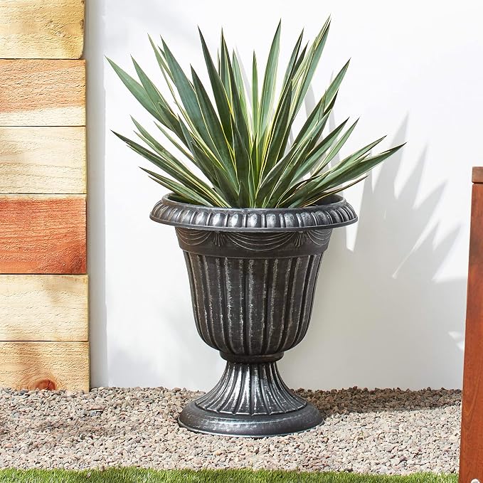 Arcadia Garden Products PL10SL Classic Traditional Plastic Urn Planter - Image 4