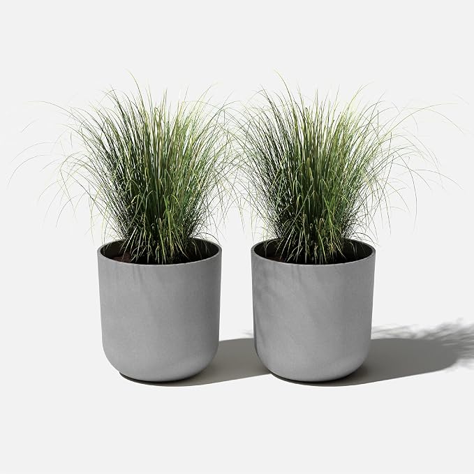 Veradek Round Lima Plastic Planter Pots - Image 8