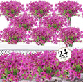 24 Red Lotus Bundles Artificial Flowers by ColoPlay